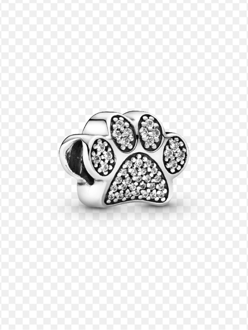 Pandora paw print charm